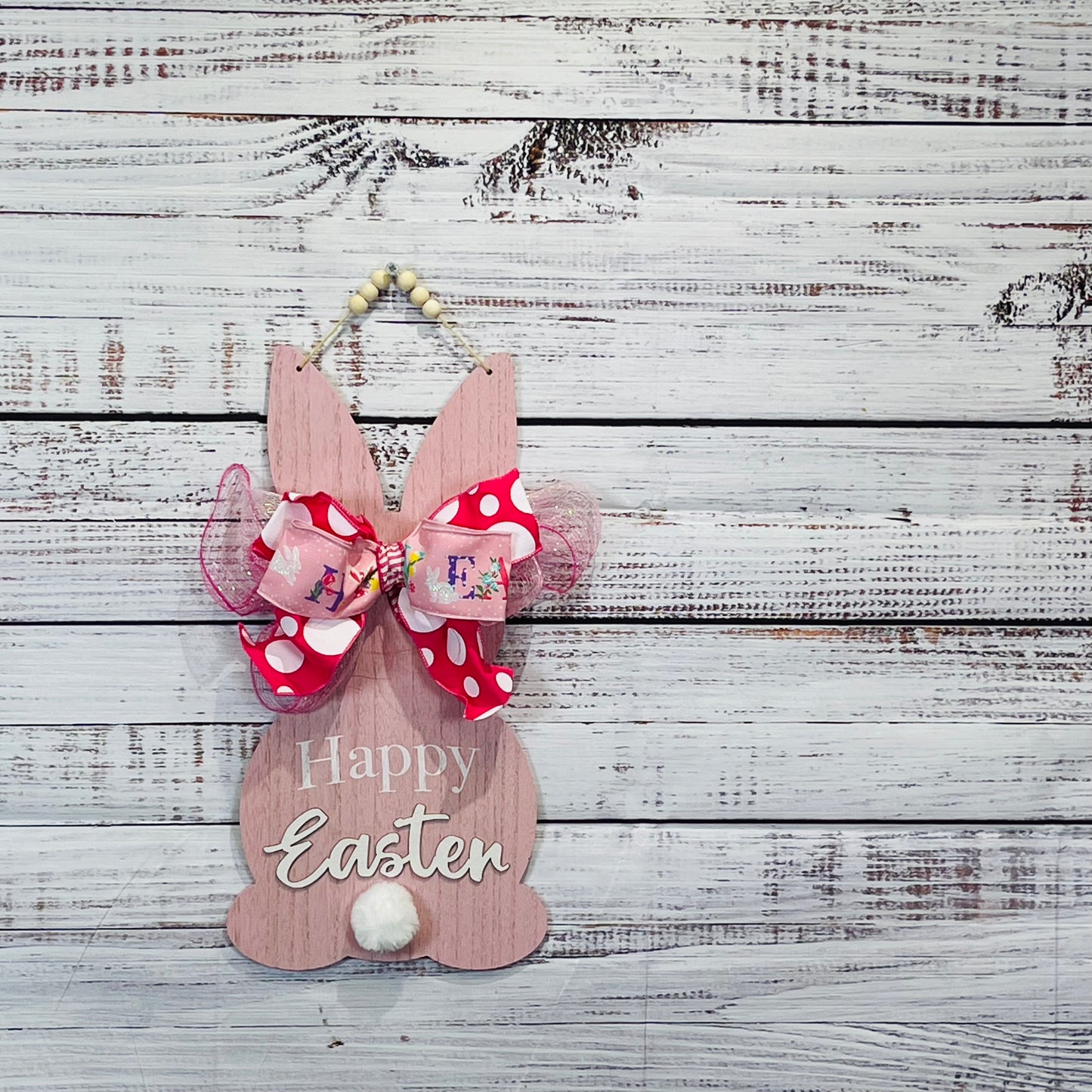 Pretty Pink Easter Bunny